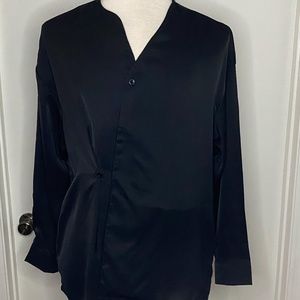 Unique Style Button Down Shirt in Draped Fit